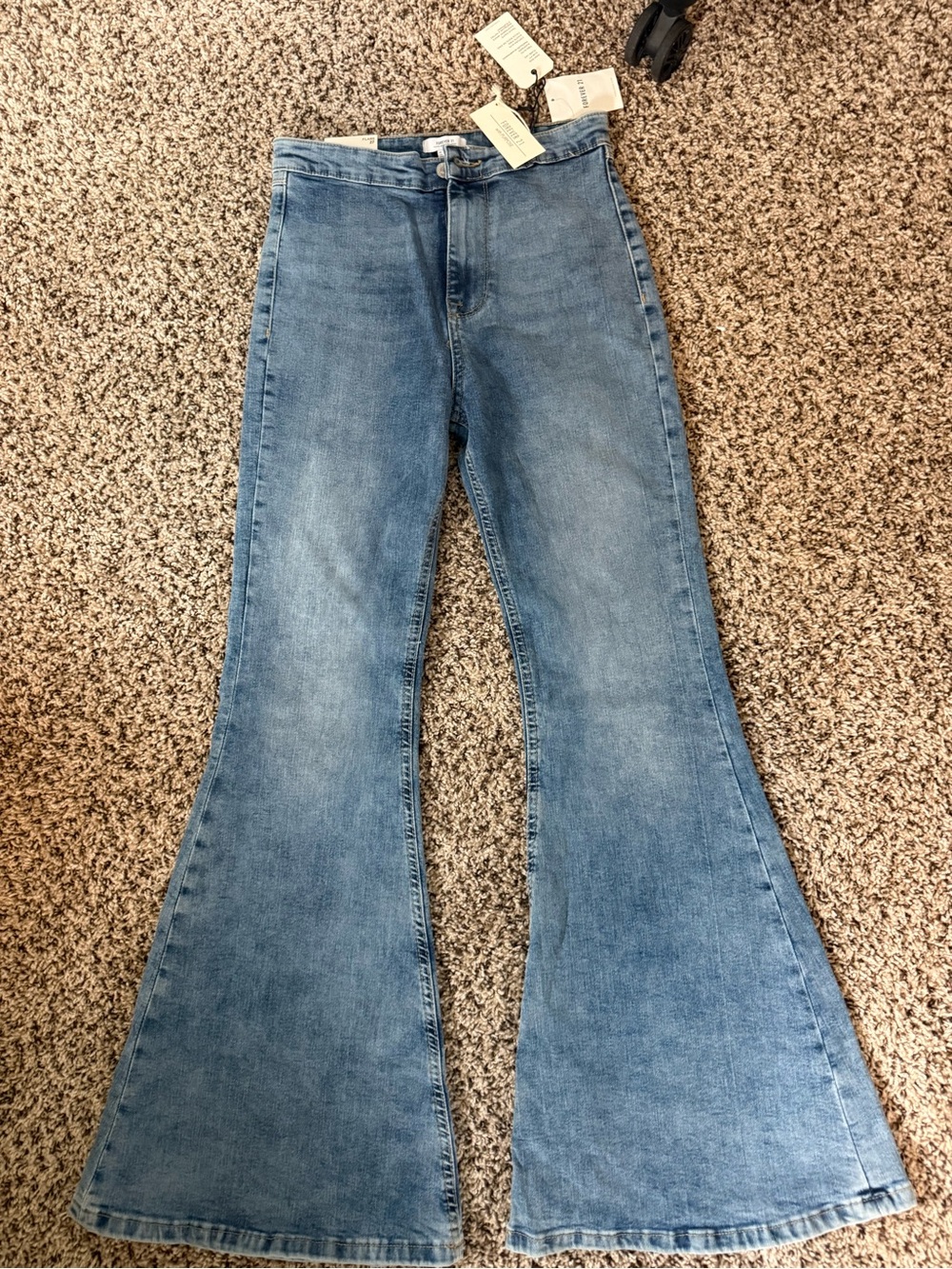 Light Blue Women's bell bottom jeans